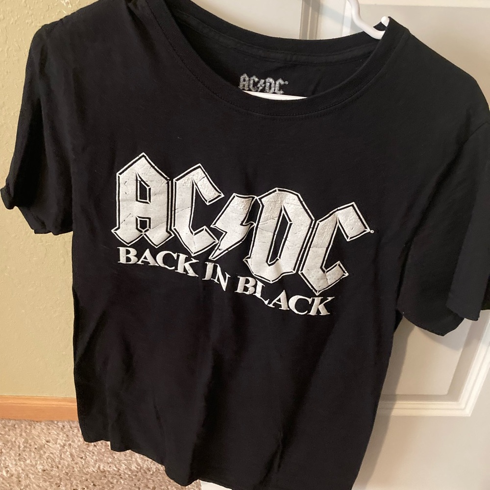 AC/DC Black Cotton Tee